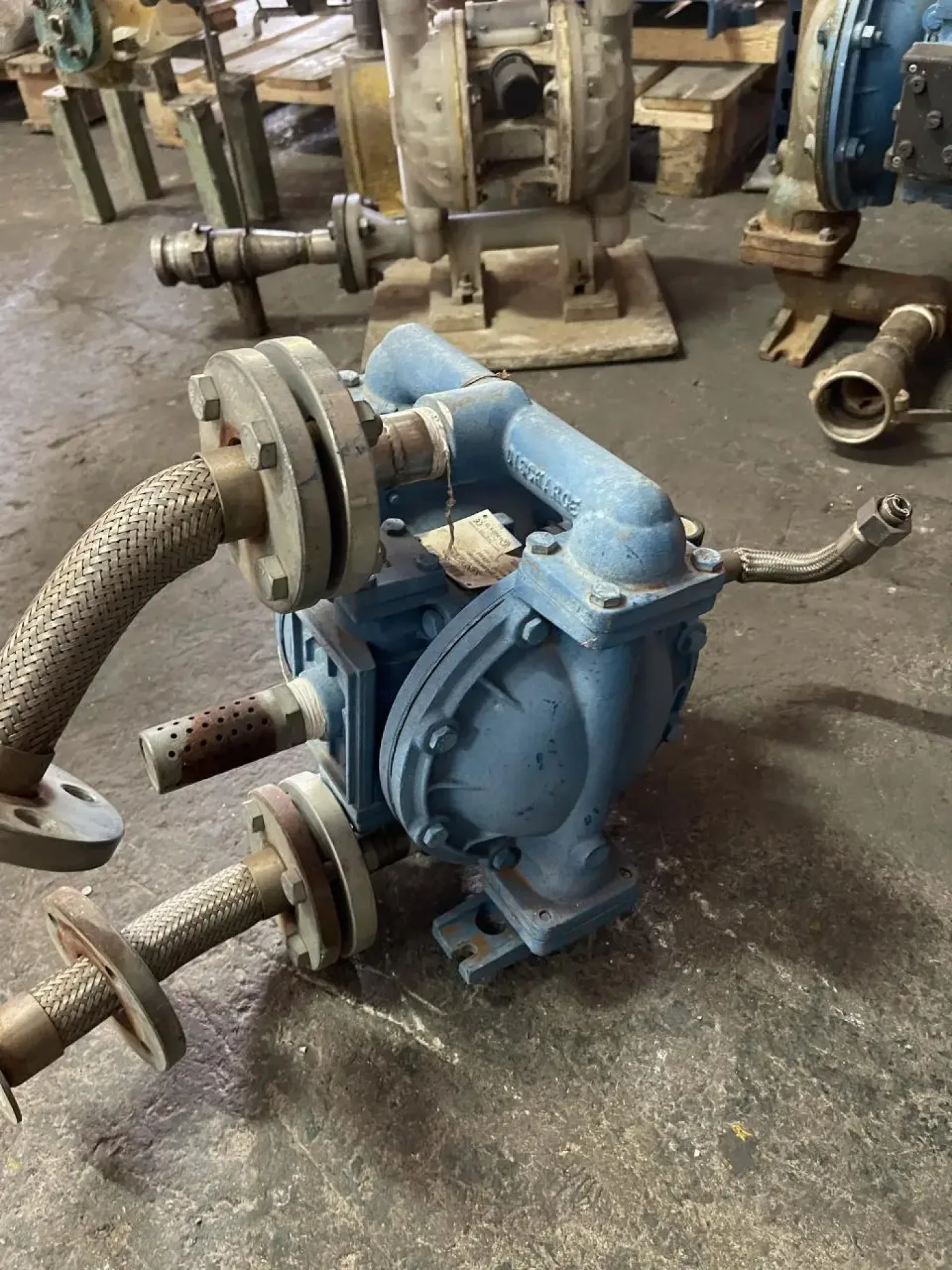 USED AODD SANDPIPER S1F B1ABWABS600 AIR OPERATED DOUBLE DIAPHRAGM PUMP - 8