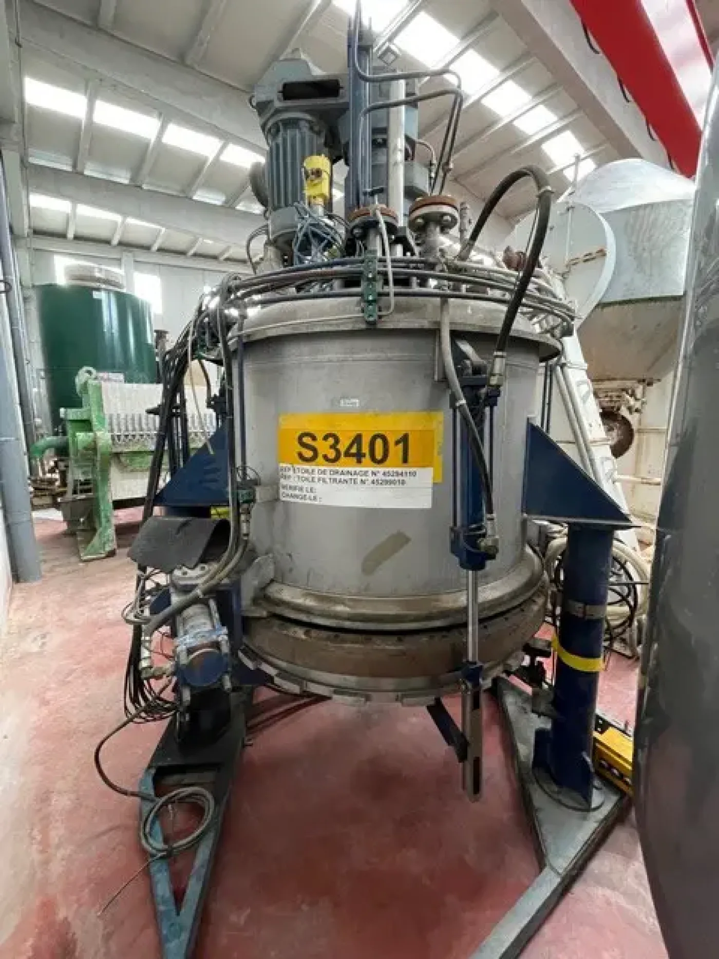 USED EUROFILTEC MONO 1200 STAINLESS STEEL NUCHA FILTER 1.2 M2 - 3