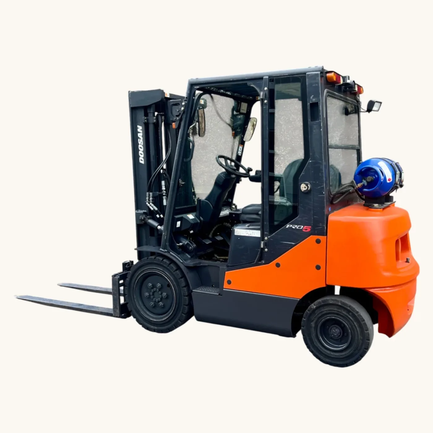 DOOSAN G25E-5 Pro Gasstapler 2,5 t Triplex 4,6 m Gabellänge 1600 mm - 1