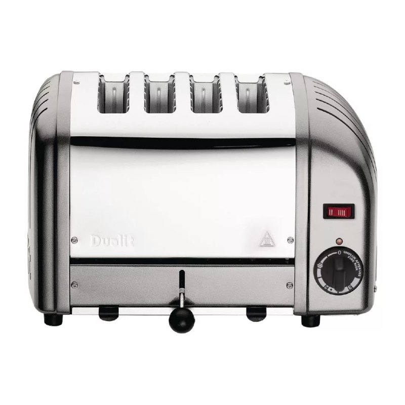 Dualit 4 Slice Vario Toaster Metallic Silver 40349 - islandcatering