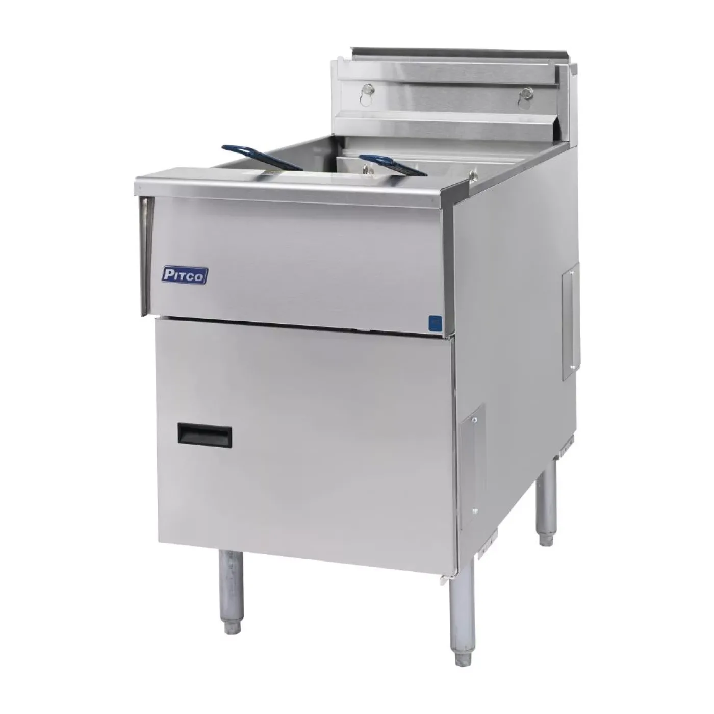 Pitco Single Tank Twin Basket Fryer SE18S-SSTC - islandcatering - 4