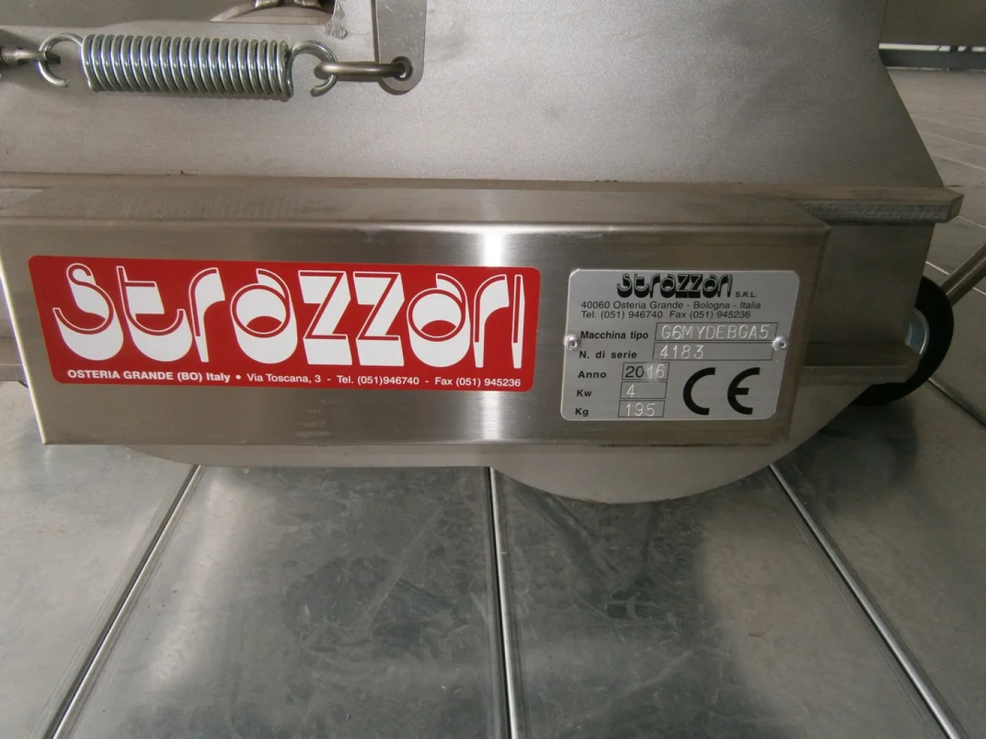 STAINLESS STEEL VOLUMETRIC ROTOR PUMP STRAZZARI SERIE G6-220 NEW MACHINE - 4
