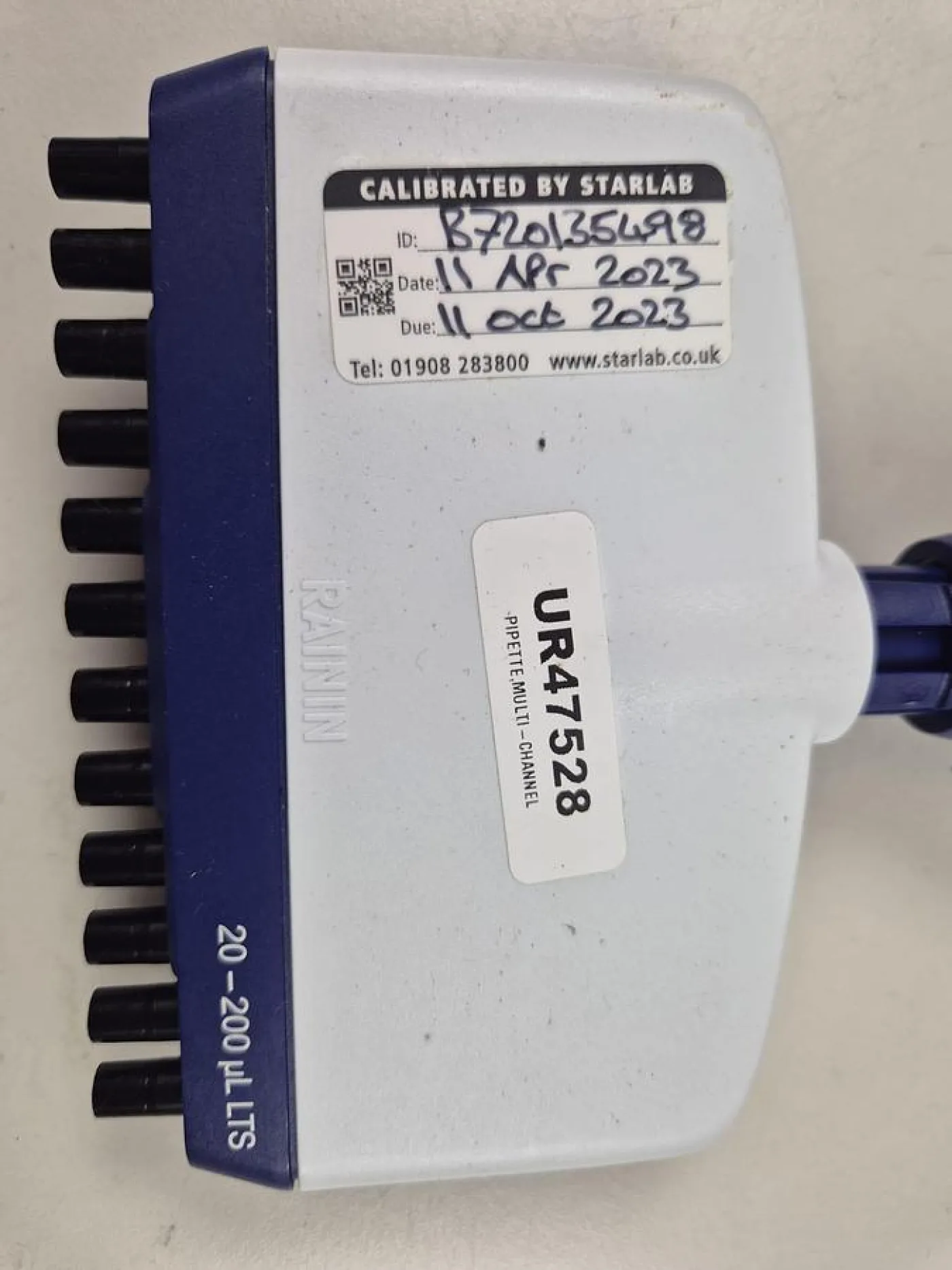 RAININ Pipet-Lite XLS L-200 12 Chanel Pipetter - 5