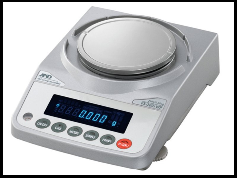 A&D FX-200iWP Precision 3-Place Balance