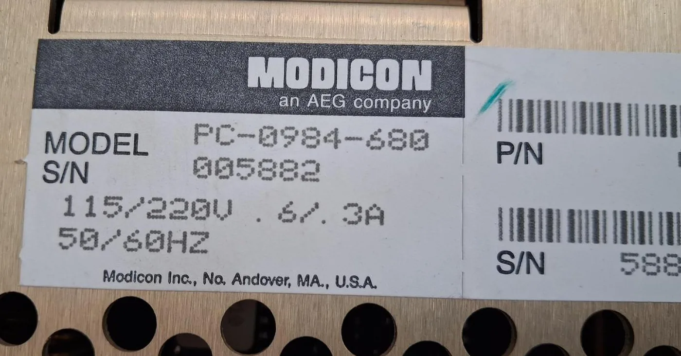 Modicon PC-0984-680 Programmable Controller Processor - 6