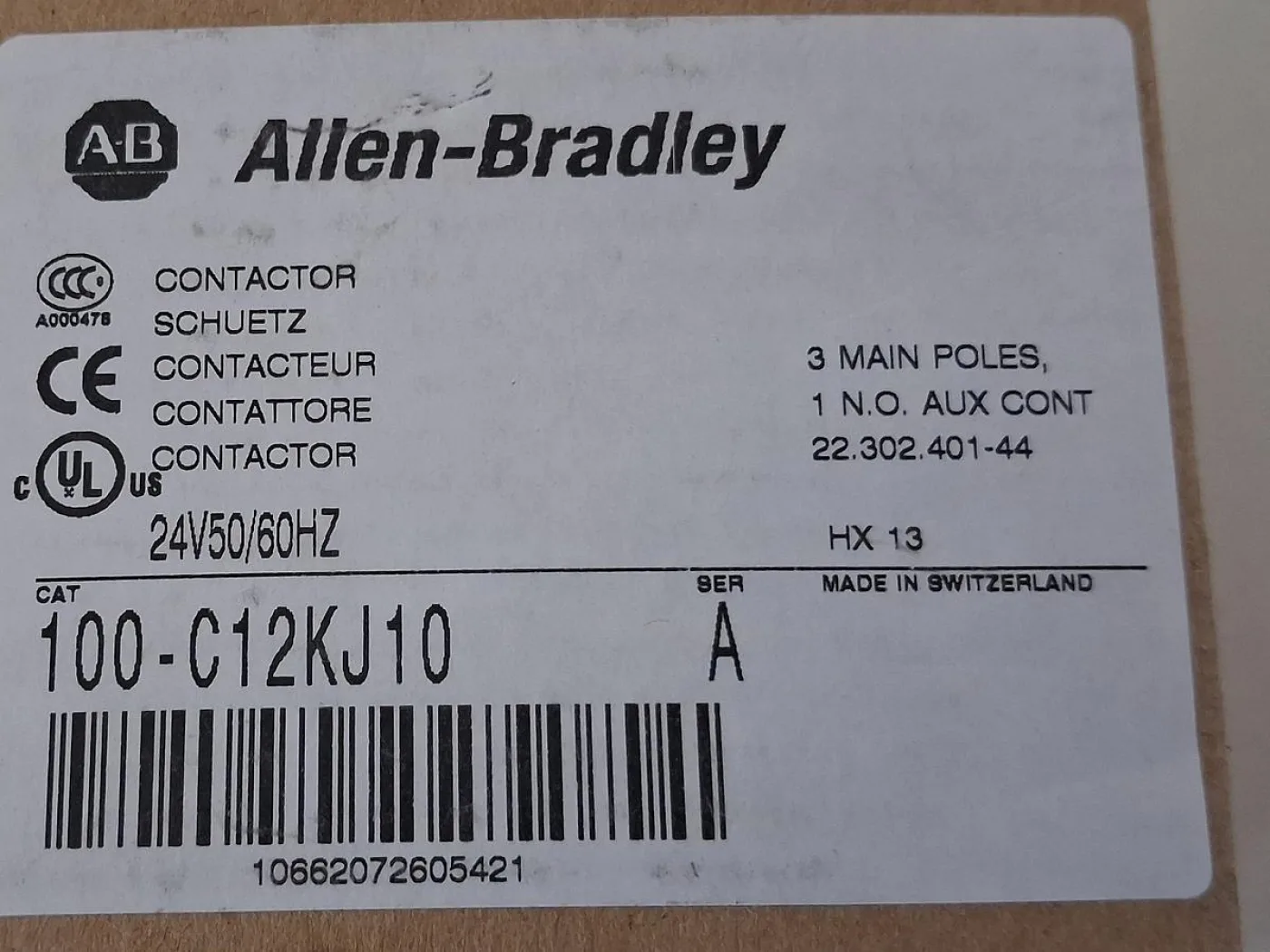 Allen-Bradley 100-C12K10 Leistungsschütz / Contactor - 7