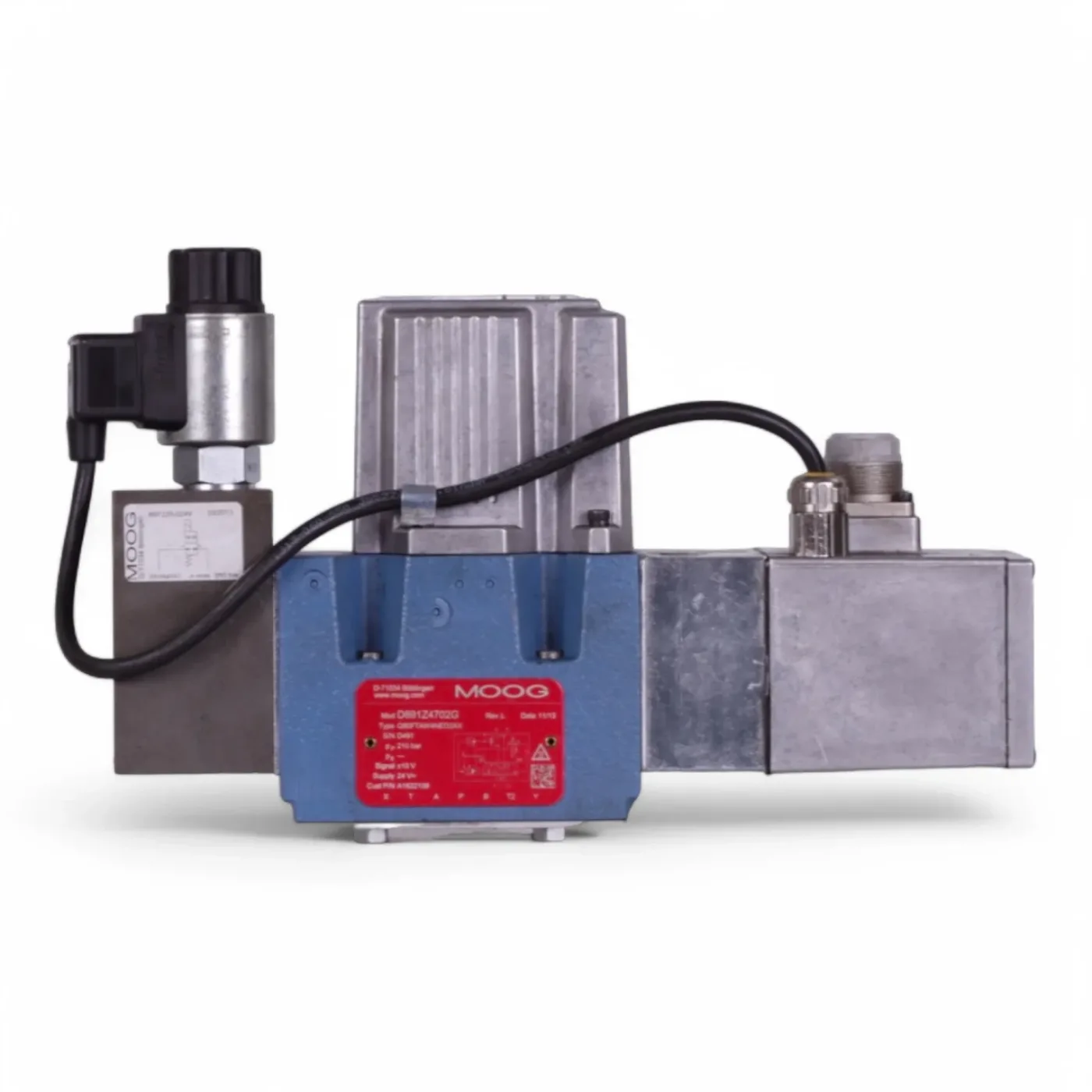 MOOG Servoventil D691Z4702G mit Vorsteuerstufe B97235-024V - 2