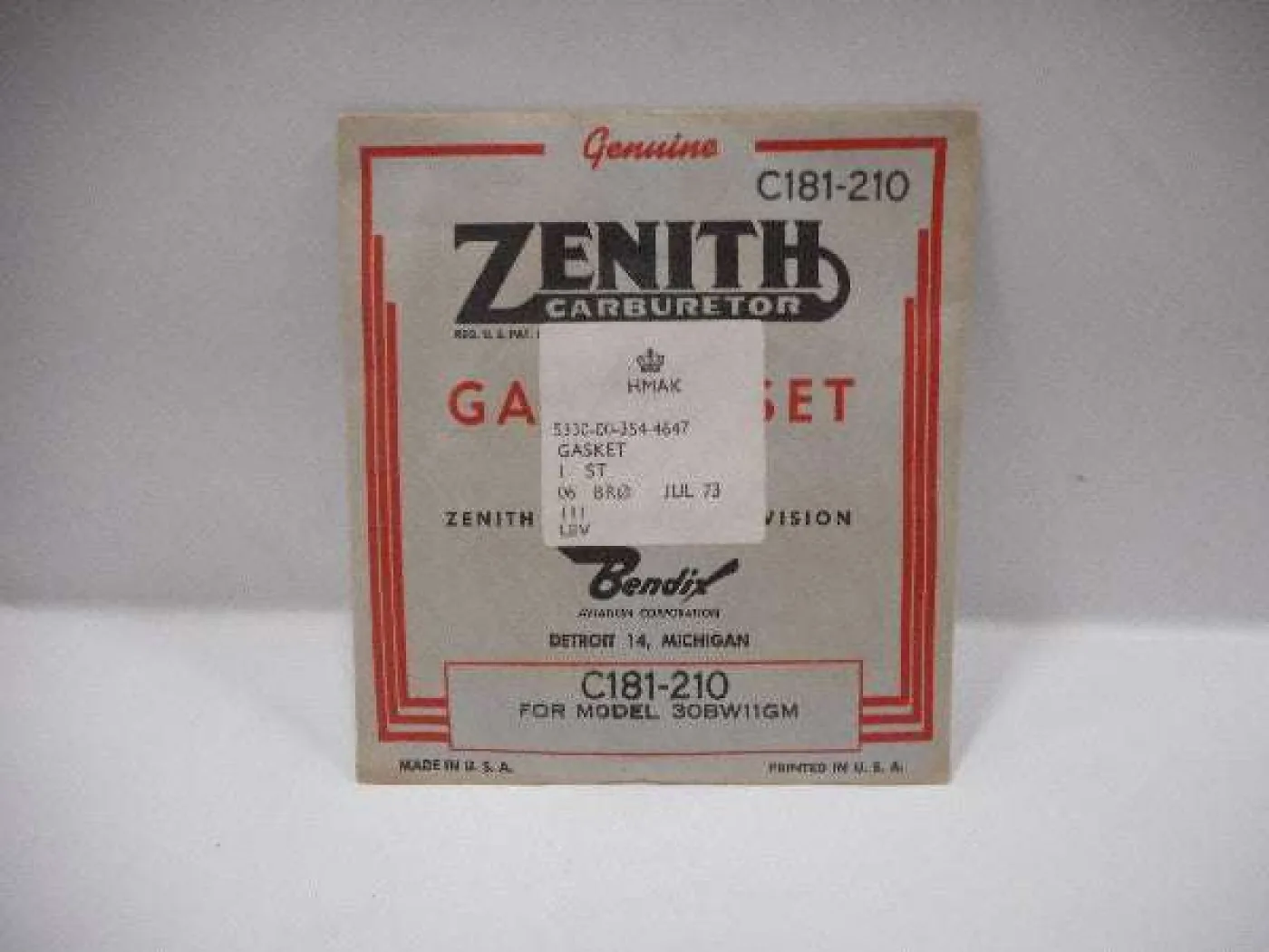 Pakkingset carburateur ( late type ) - 2