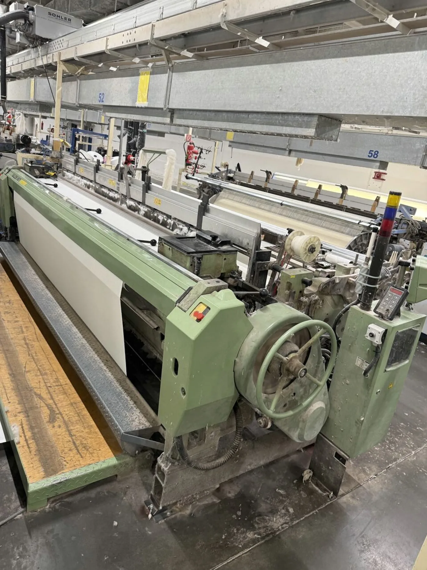 5x Sulzer - P7100 B 360 N2 EP Q D1 projectiel weefmachine - 7