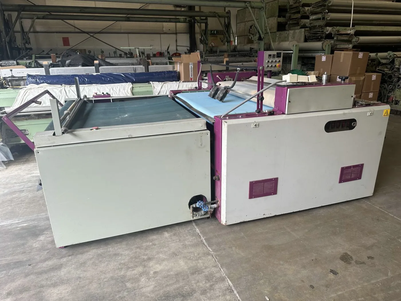 Monti Antonio - belt press for pre-stretching of continuously knitted pieces - 4