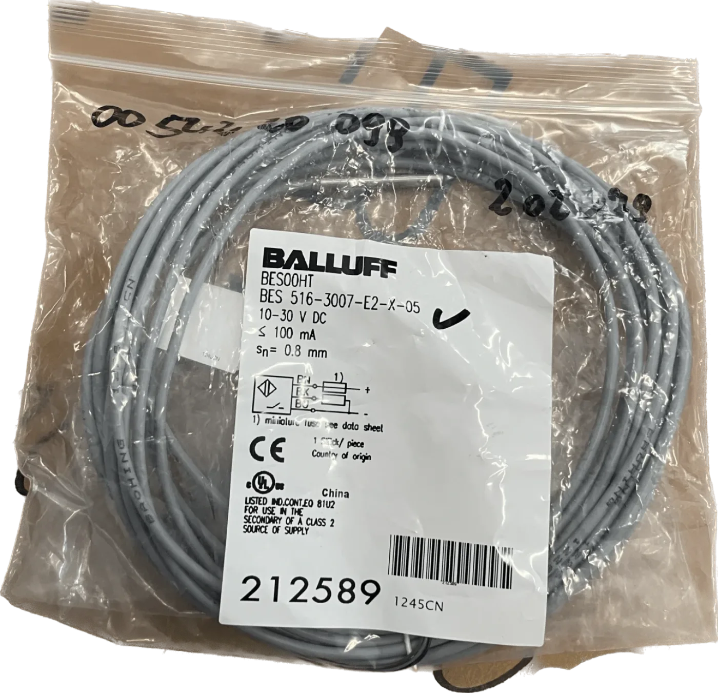 BALLUFF Induktive Standardsensoren mit Vorzugstypen BES 516-3007-E2-X-05 - 2