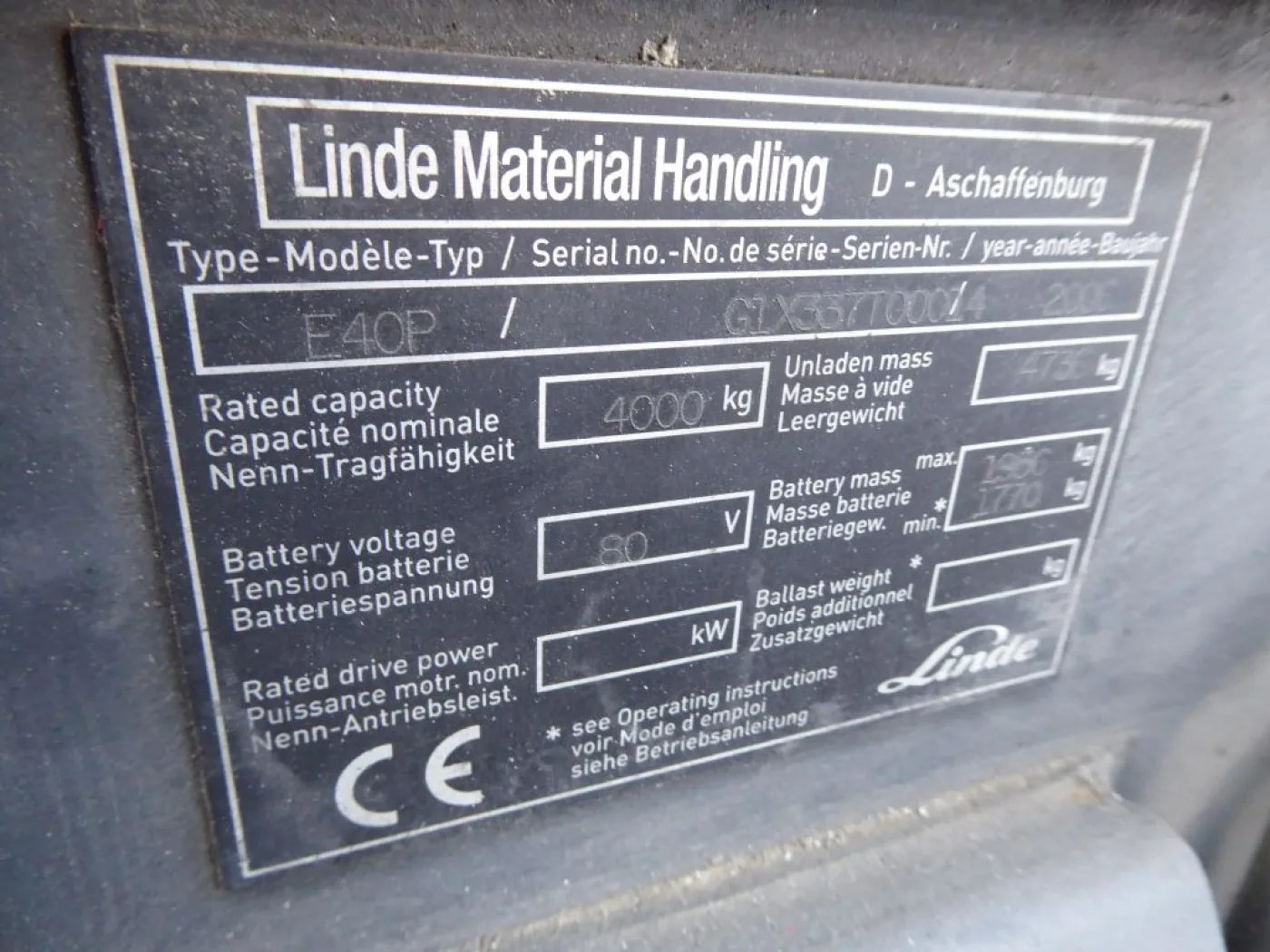Linde E40P - 3