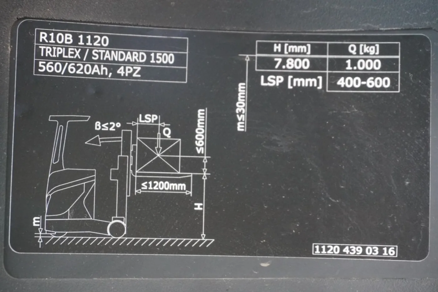 Schubmaststapler Linde R 10 B 1120 (2019) - 7