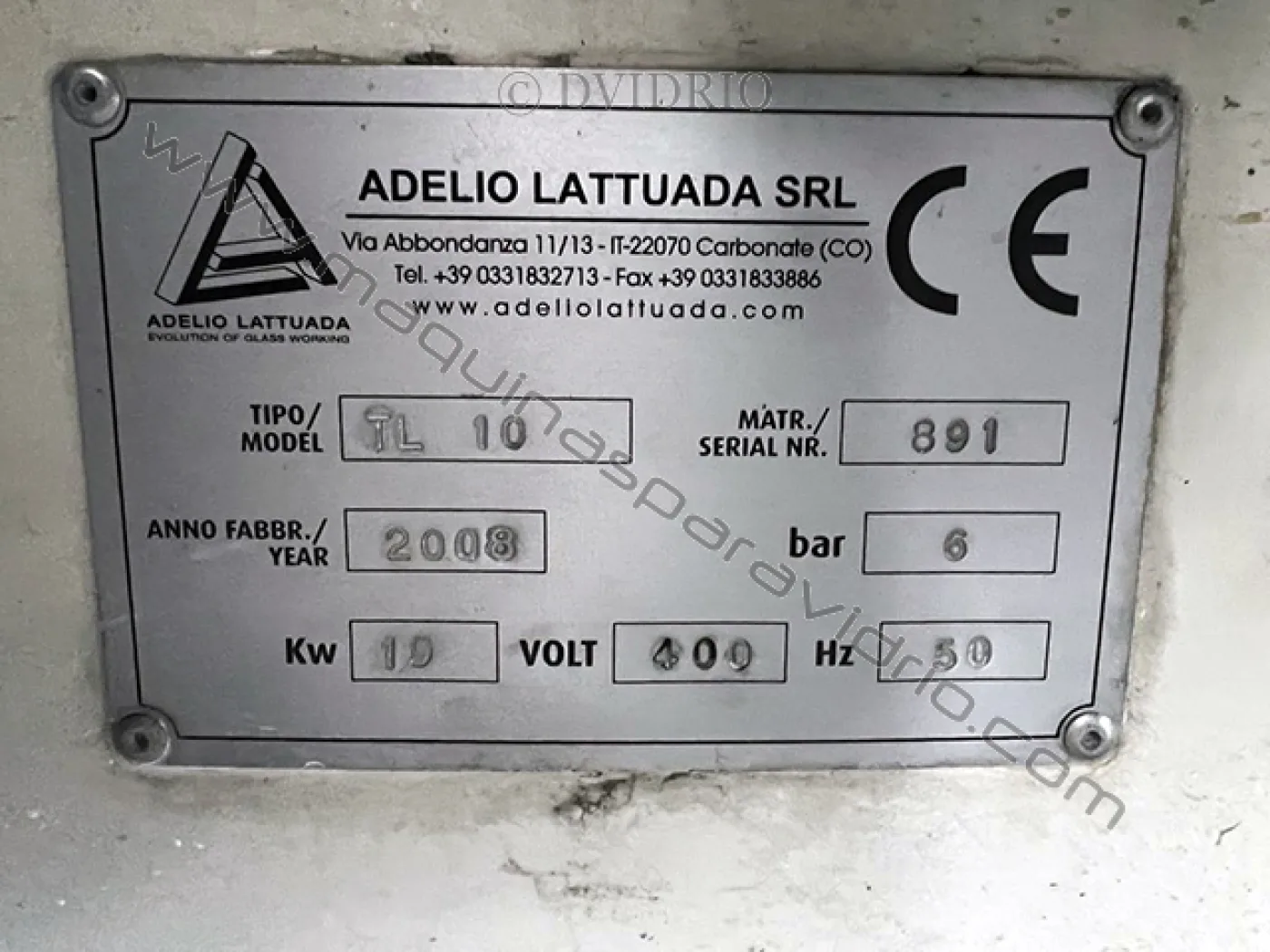 CANTEADORA RECTILINEA PARA VIDRIO A. LATTUADA - 2