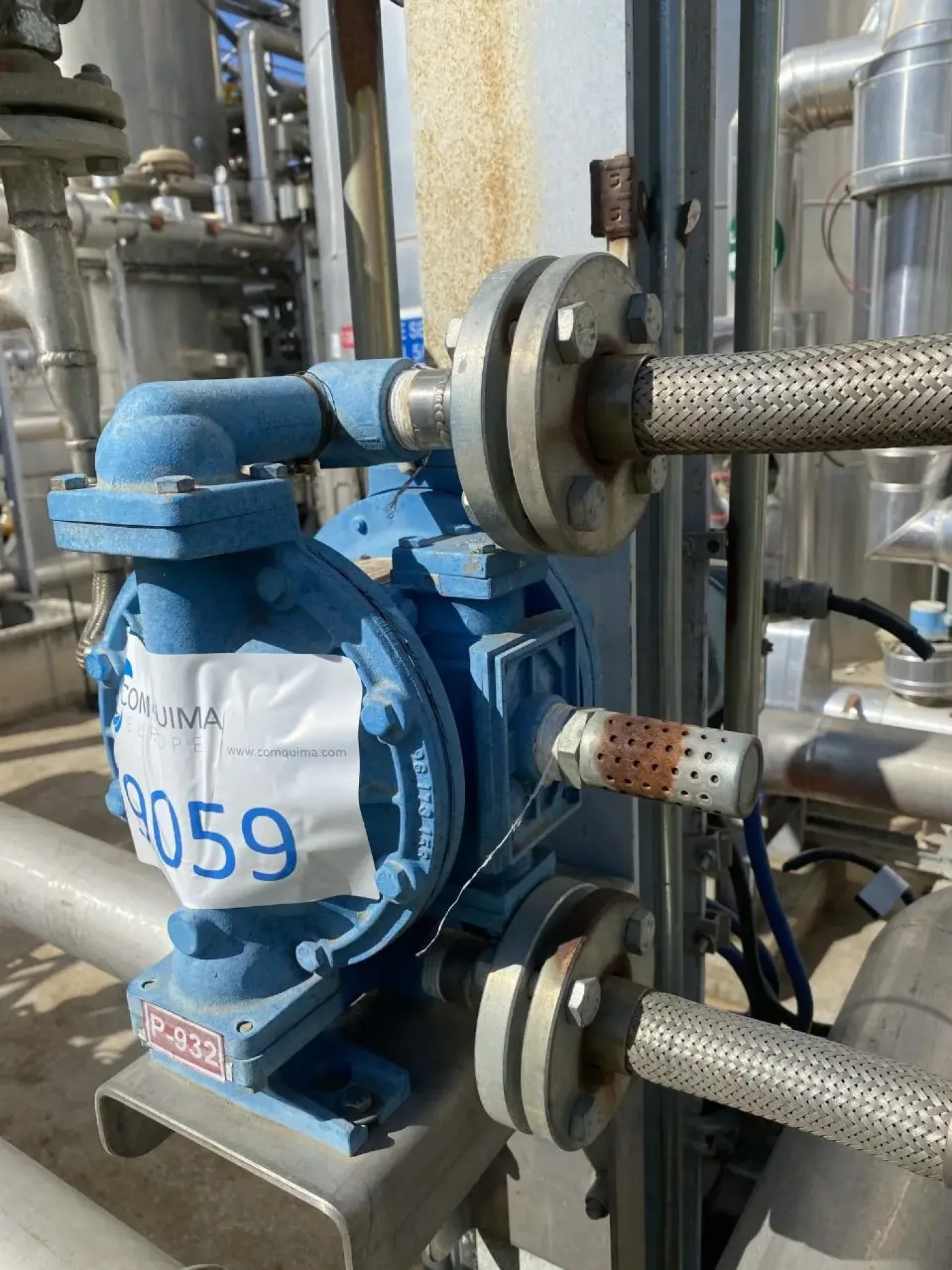 USED AODD SANDPIPER S1F B1ABWABS600 AIR OPERATED DOUBLE DIAPHRAGM PUMP - 7