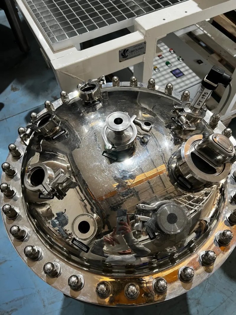 USED SOFAST STAINLESS STEEL 316L ASEPTIC REACTOR 150 LITERS