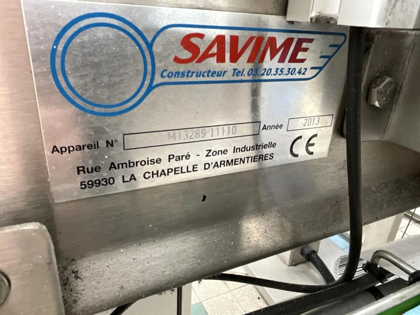 2013 Savime Savime 420mm Conveyor Belt from Case Packer to Spiral Elevator - Line 1 - 8