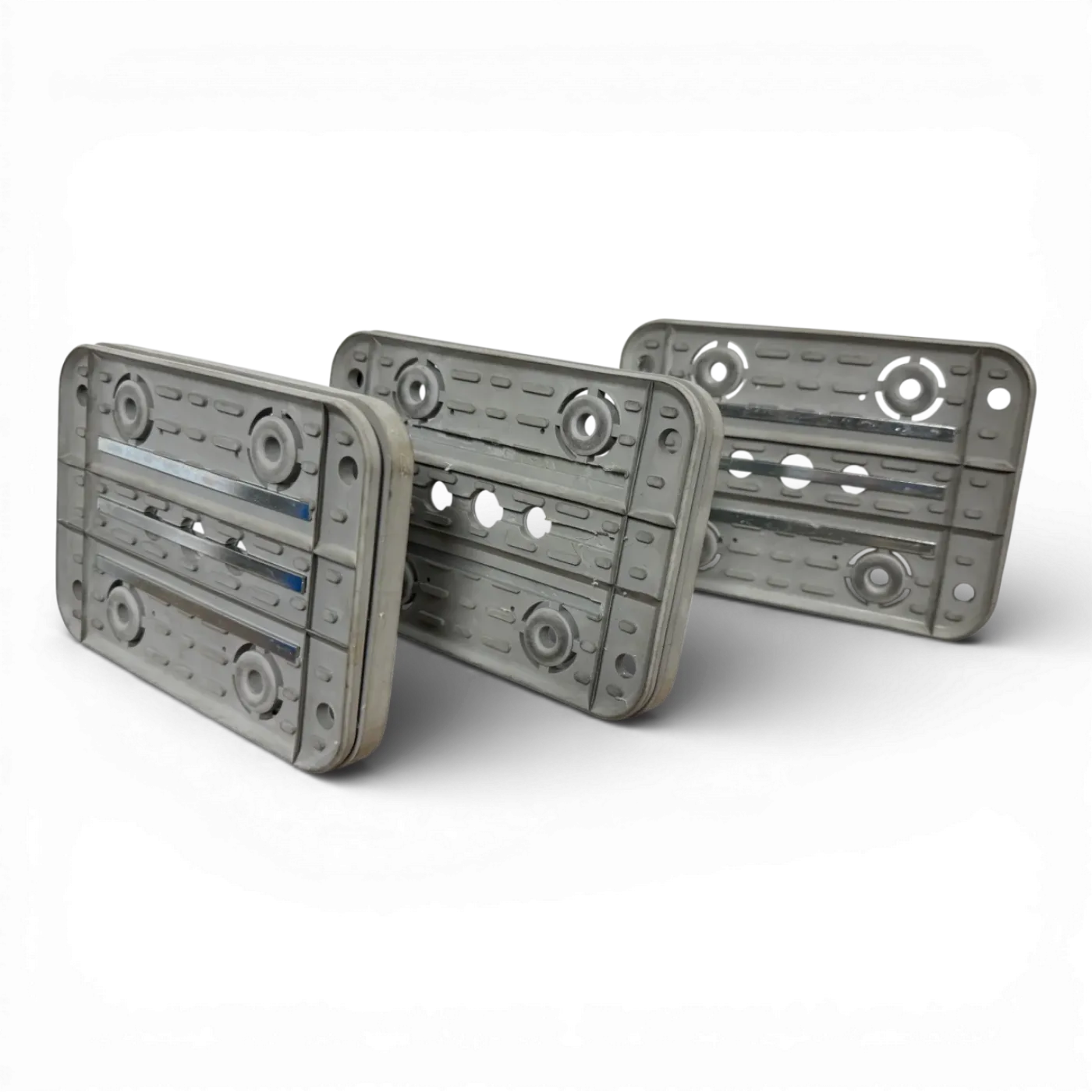 3 Stück -Schmalz HOMAG Reibbelag Saugplatte unten gebraucht 160x115x16,5 TPE Art.-Nr. 10.01.12.00593 Homag Art.-Nr. 4011110191 - 1