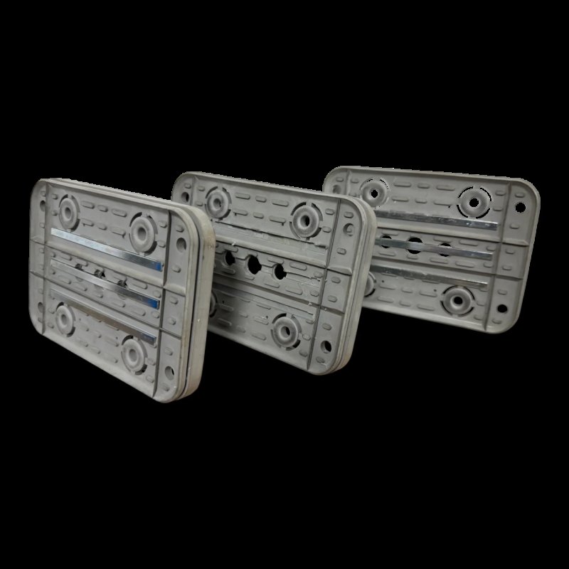 3 Stück -Schmalz HOMAG Reibbelag Saugplatte unten gebraucht 160x115x16,5 TPE Art.-Nr. 10.01.12.00593 Homag Art.-Nr. 4011110191