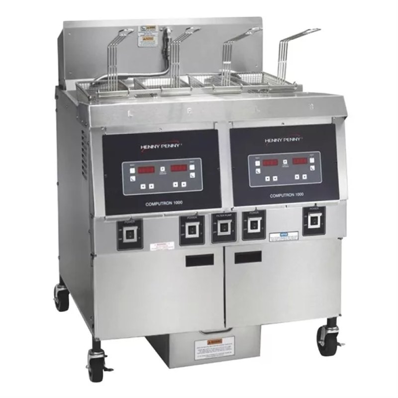 Henny Penny Open Twin Well Gas Fryer HPOFG322-C1000 - islandcatering