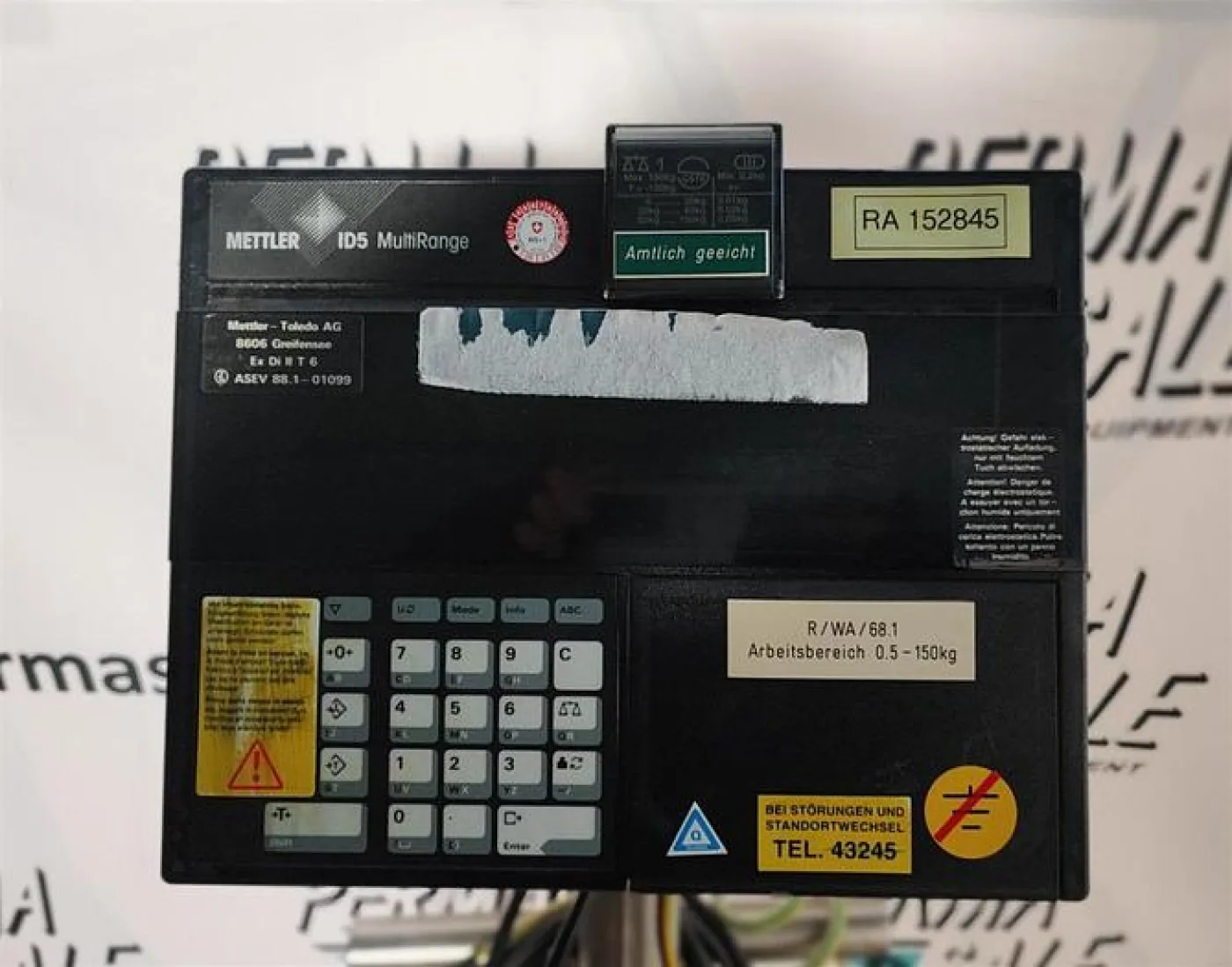 Mettler Toledo Bodenwaage ID5xx/Base Eex 0,5-150 Kg - 1