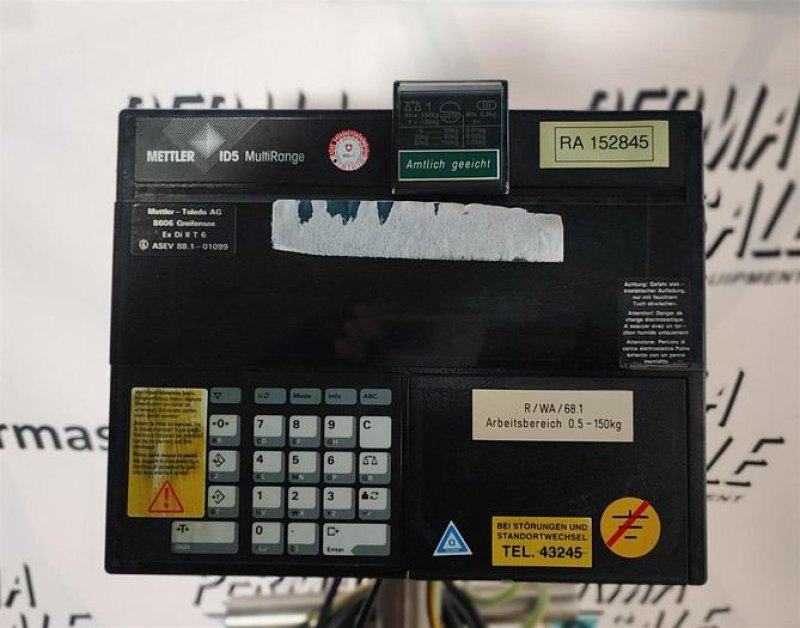 Mettler Toledo Bodenwaage ID5xx/Base Eex 0,5-150 Kg