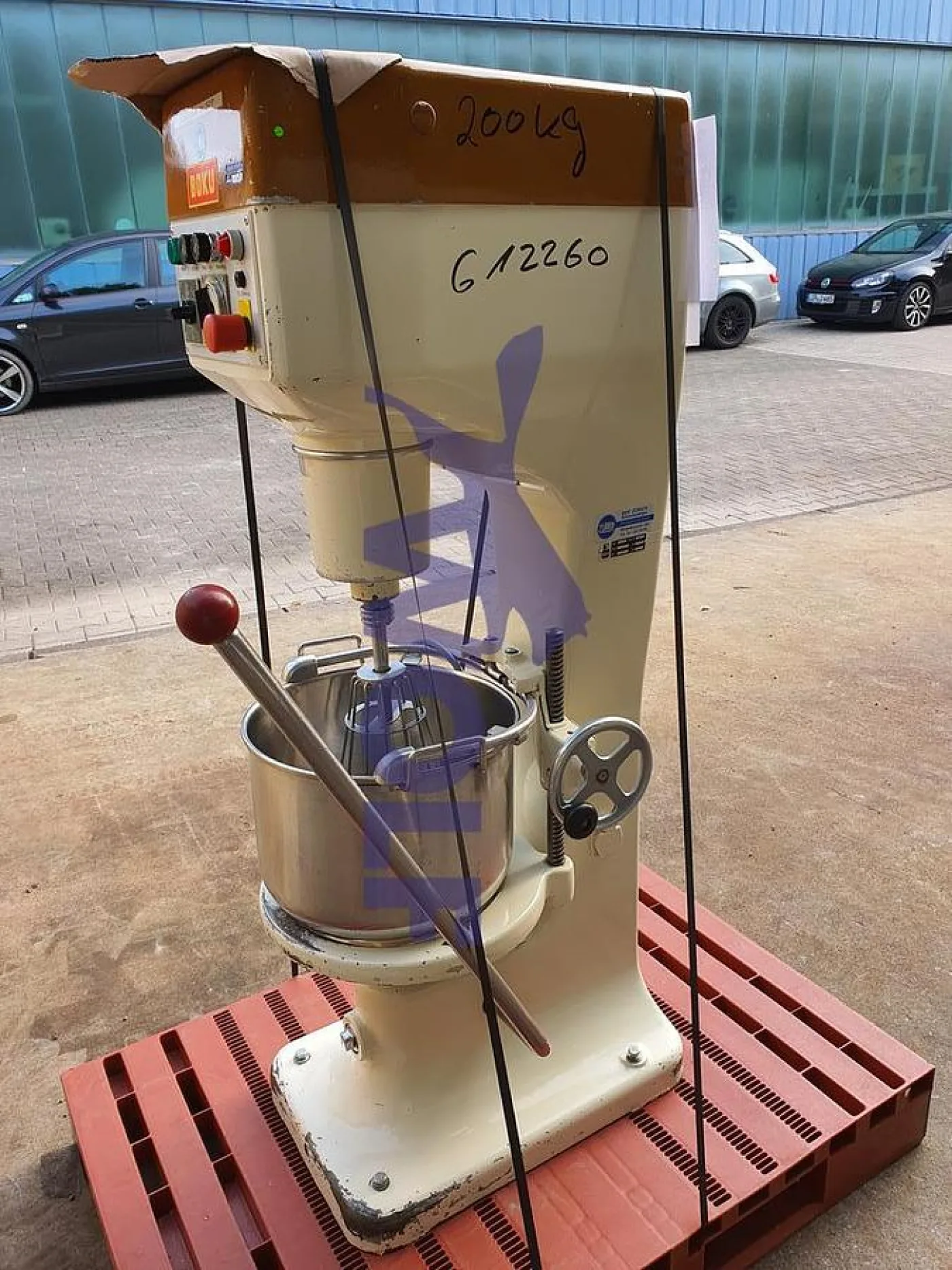 Rühr- und Anschlagmaschine BOKU - mit Edelstahlkessel ca. 40 Liter - 1