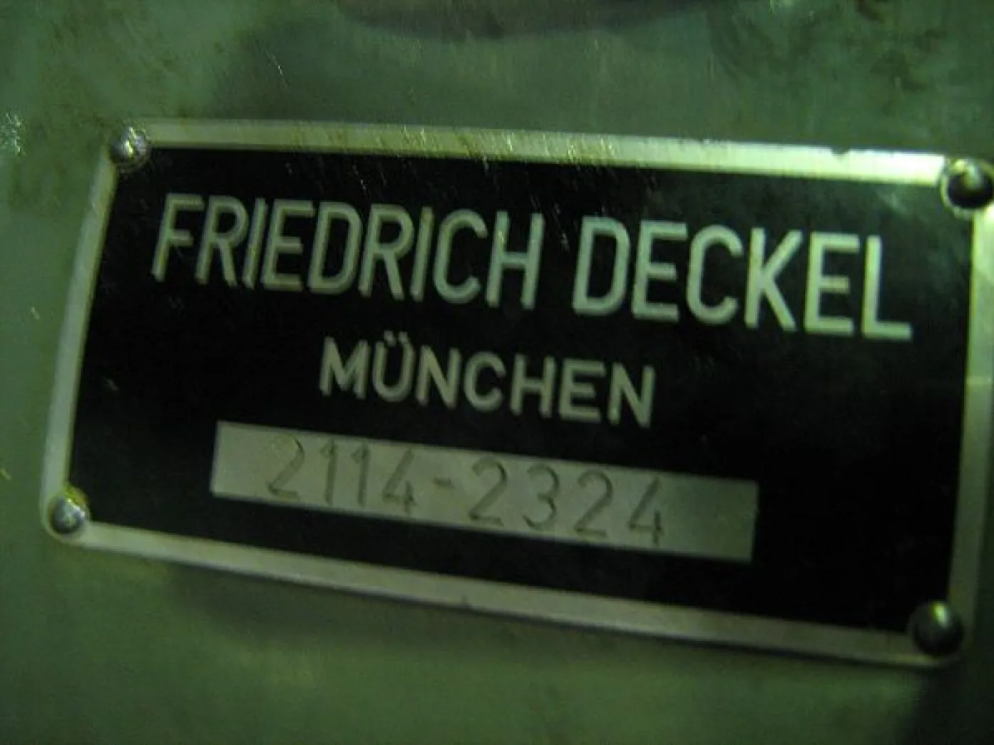 2114 / FP 1 DECKEL 19xx - 5