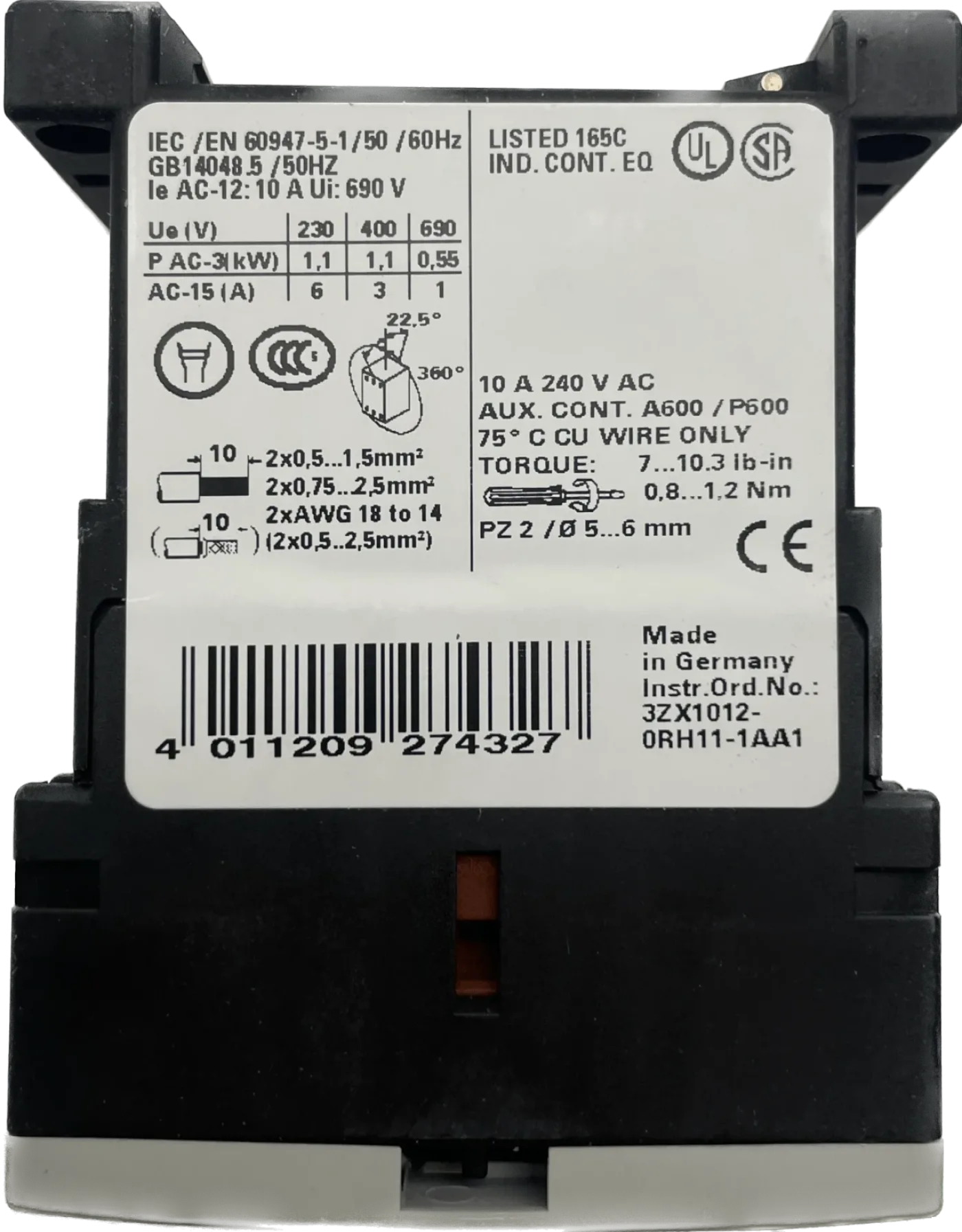 Siemens 3RH1131-1BB40 - 3