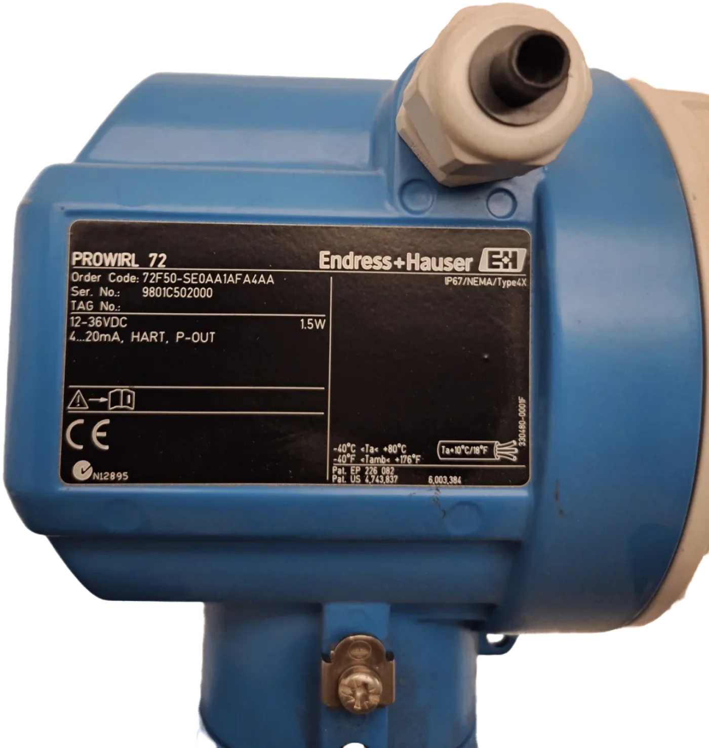 Endress & Hauser Durchflussmessgerät Prowirl 72F50 - 2