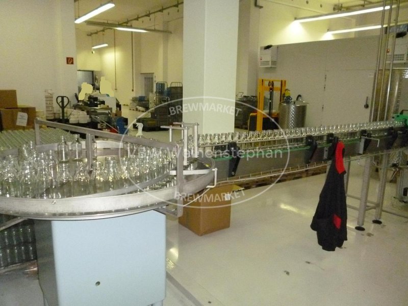 glass bottle filling plant