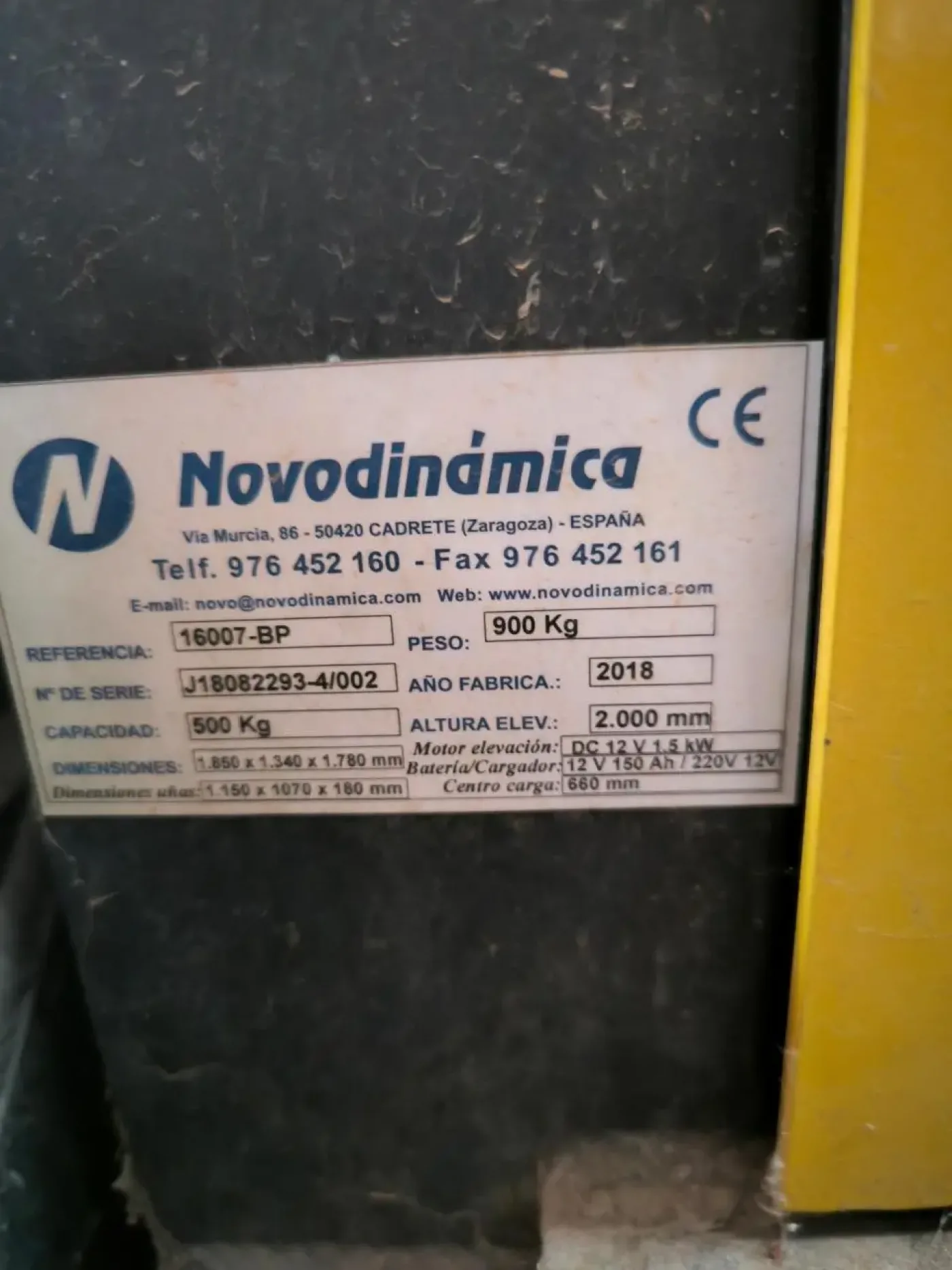 NOVODINAMICA 16007-BP SEMI-AUTOMATIC DRUM TURNER-STACKER - 5