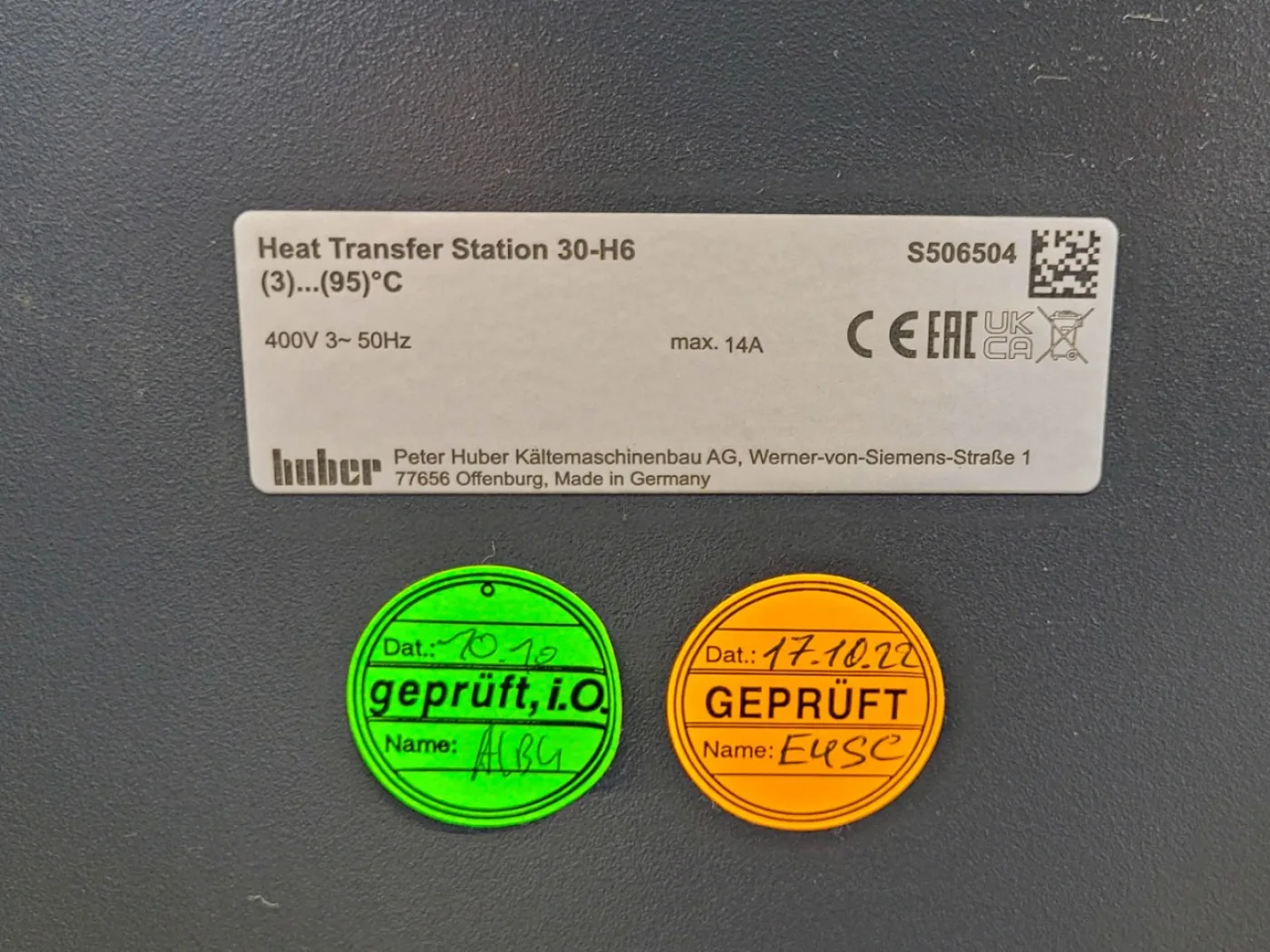 Huber HTS 30 (Heat Transfer Station) - Temperature control unit - 5