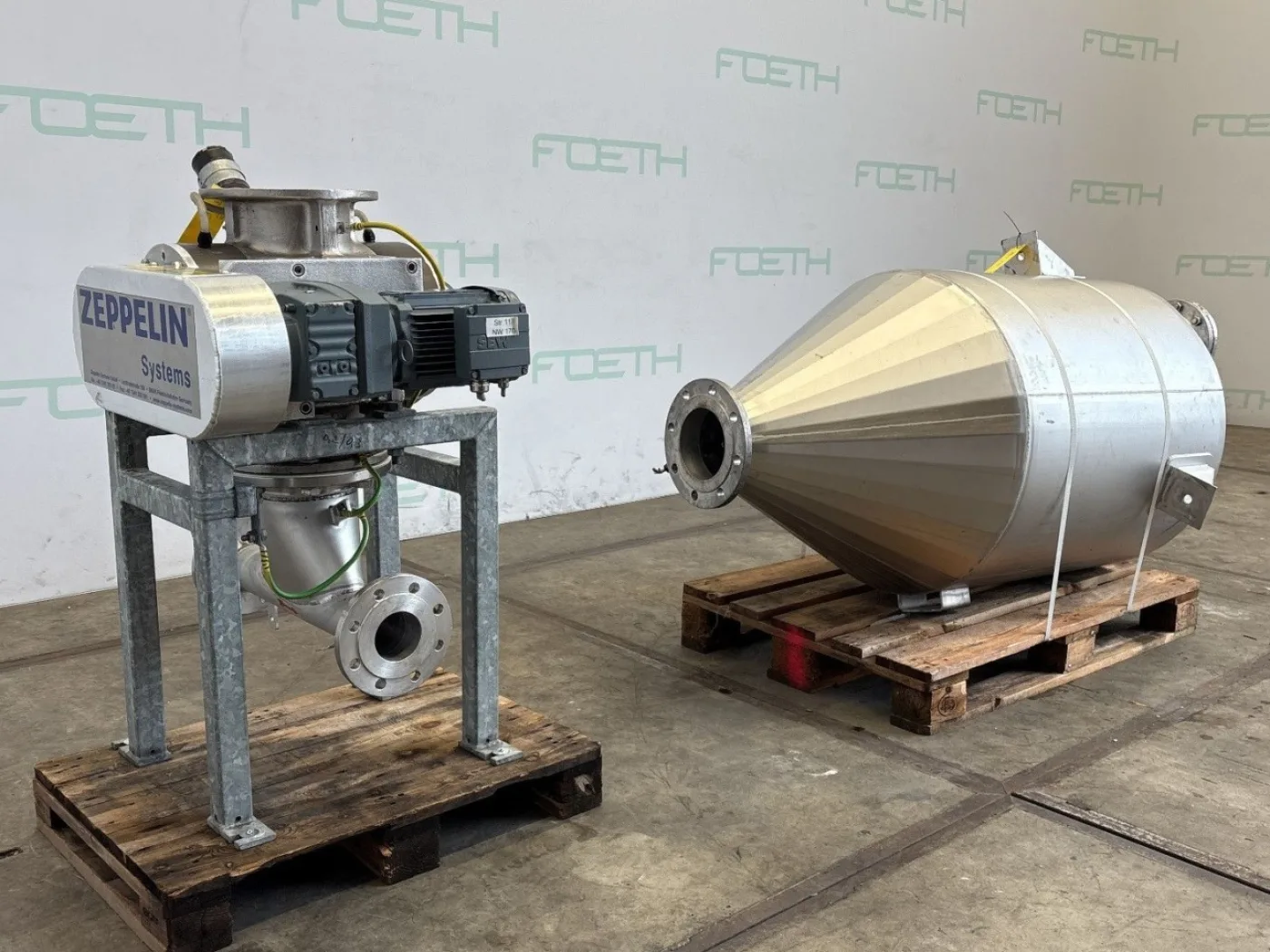 Zeppelin HDS 200/5 SS/SS/AC with silo - Rotating valve - 2