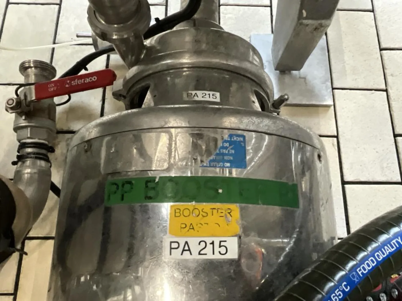 2000 Inoxpa Inoxpa S35F Stainless Steel Contact Parts Volute Centrifugal Pump - 3