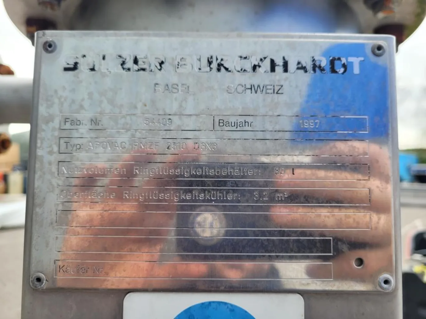 1997 Sulzer Burckhardt Liquid ring vacuum system - 6