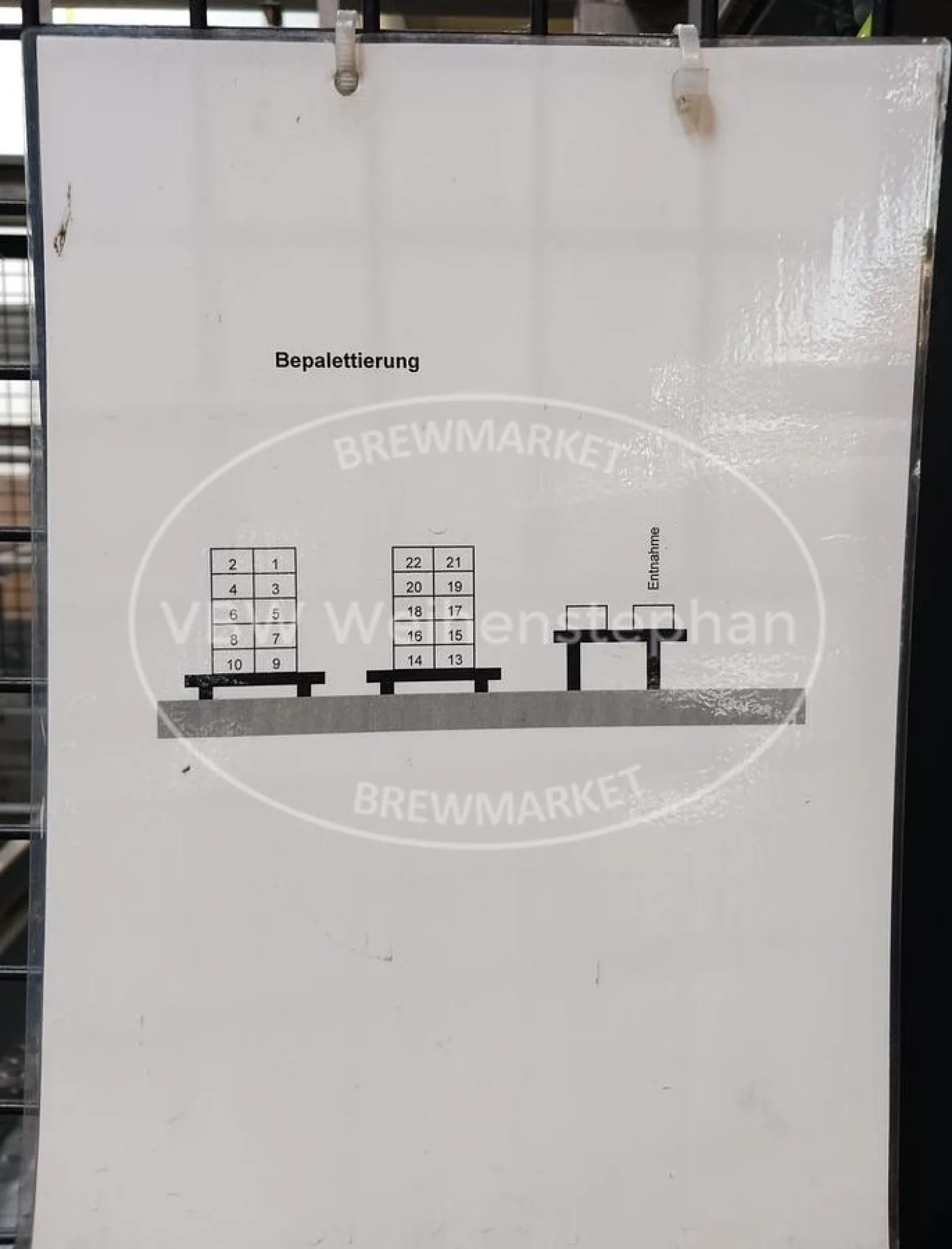 Repalletising system with crating machine - 5