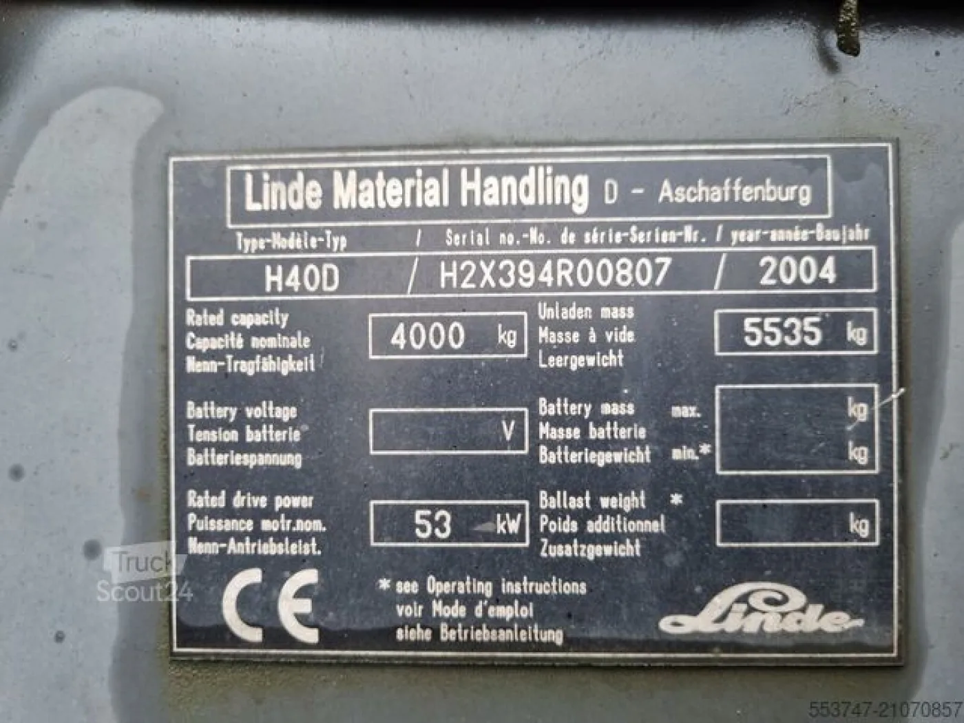 Linde H40D - 2