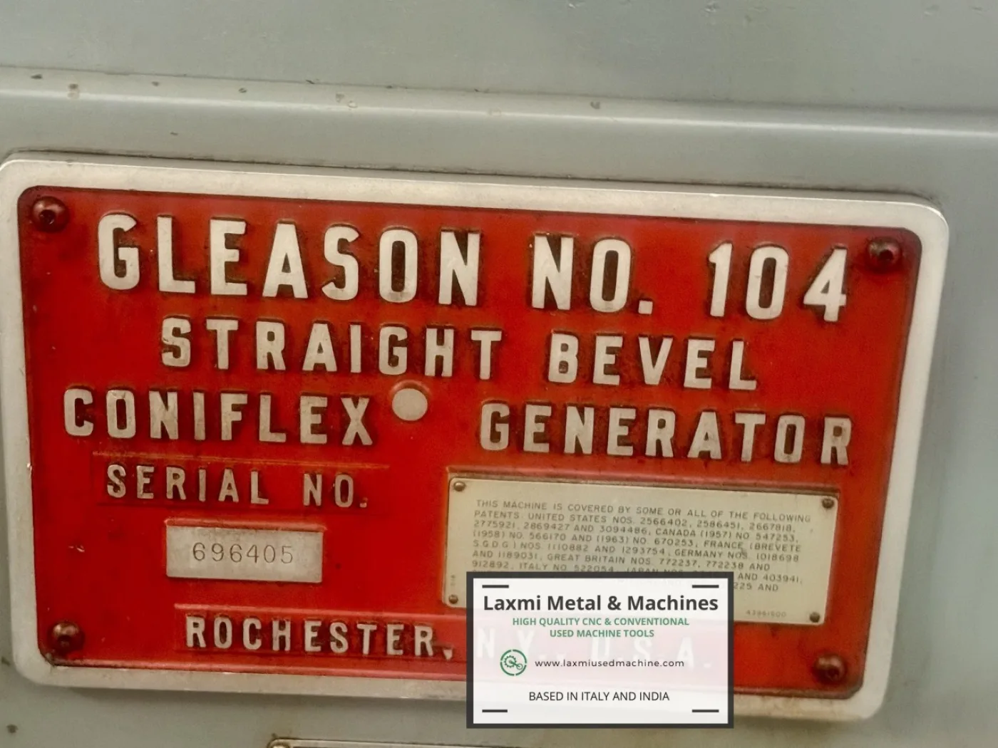 STRAIGHT BEVEL CONIFLEX GEAR GENERATOR, GLEASON - 104 - 3 - Laxmi Metal & Machines, Rohtak - 4