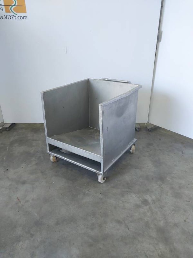 Stainless steel rolling bin