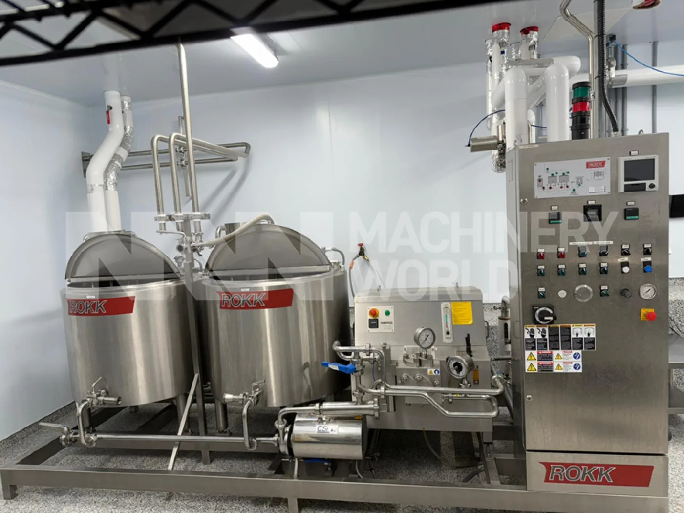 ROKK Ice Cream Industrial Processing Factory, 300 Litres/Hour (Year 2019) - 2