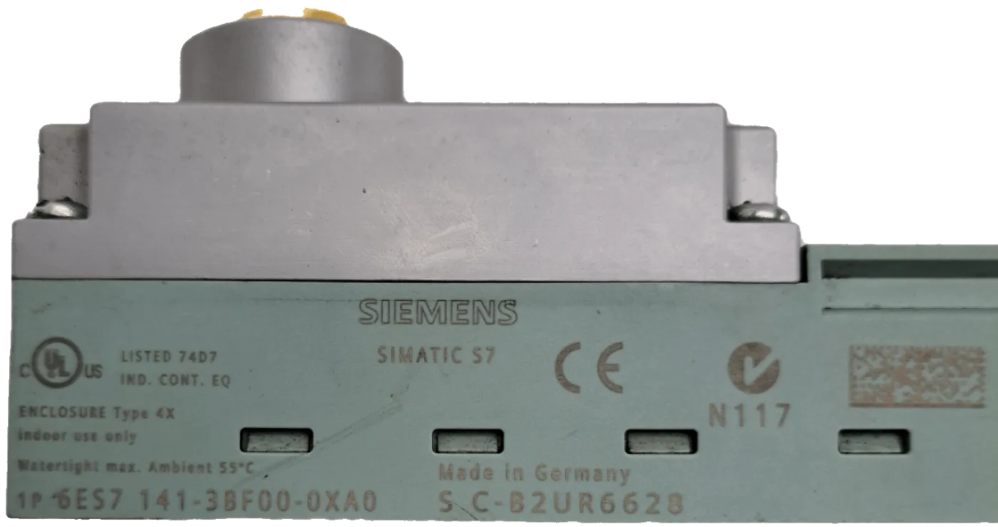 Siemens SIMATIC DP 6ES7141-3BF00-0XA0 Grundmodul mit Anschlussblock 6ES7194-3AA00-0BA0 - 1