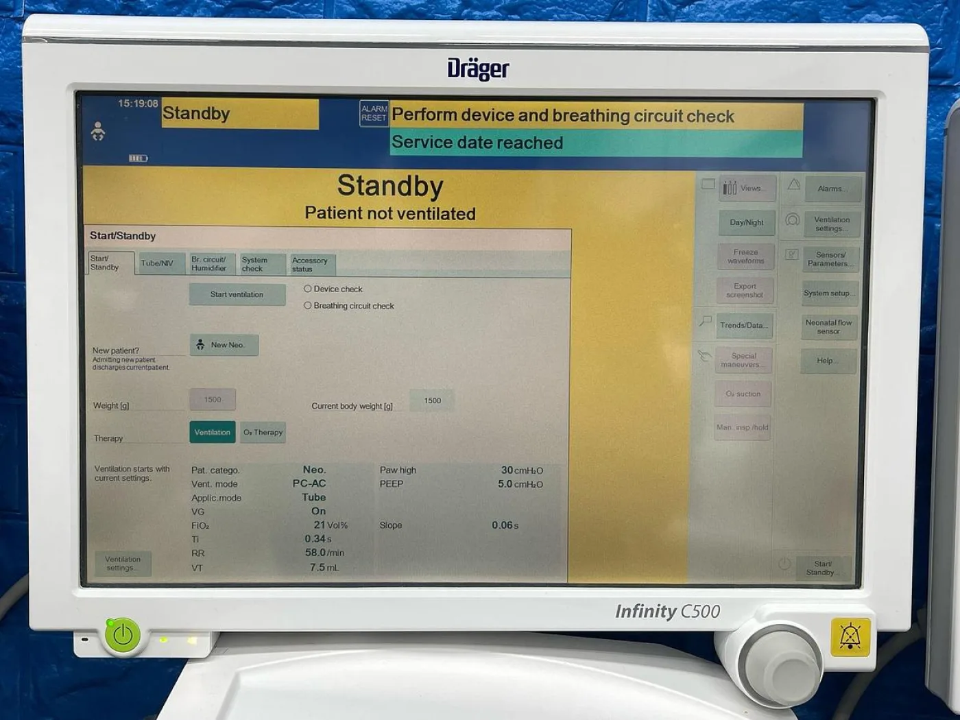 Drager Babylog VN500 YOM: 2016 - 7