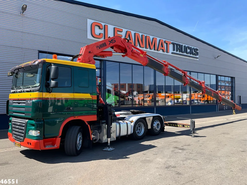 DAF FTN 105 XF 460 6x2 Hiab 60 Tonmeter laakraan