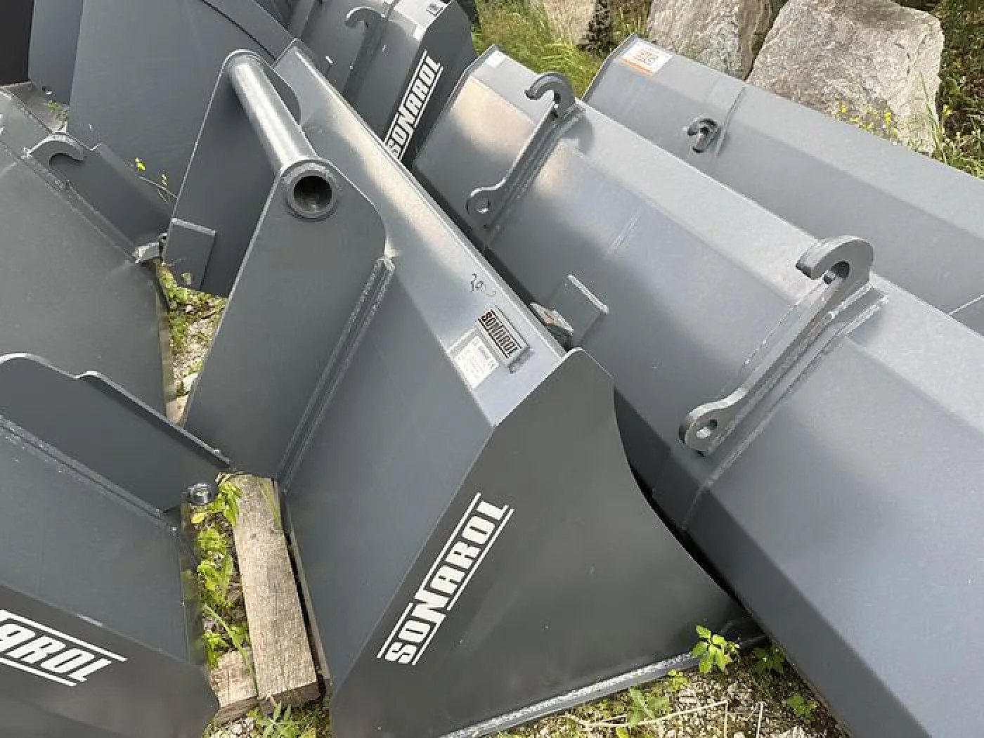 BIG Schwergutschaufel 200 cm mit Bobcat Teleskoplader Aufnahme - 1