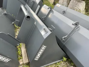 BIG Schwergutschaufel 200 cm mit Bobcat Teleskoplader Aufnahme