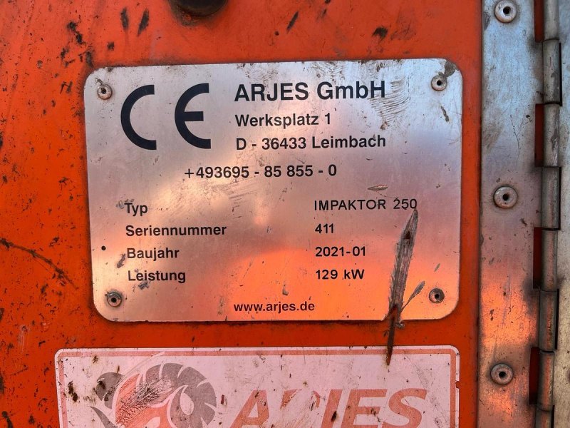 2021 Arjes Impaktor 250 EVO Tracked Shredder