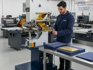 🎁 Máquina Neumática de Estampado para Estuches JDS-TJ-69
