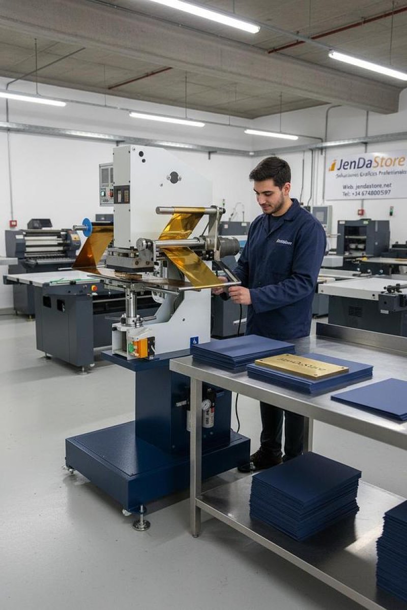 🎁 Máquina Neumática de Estampado para Estuches JDS-TJ-69