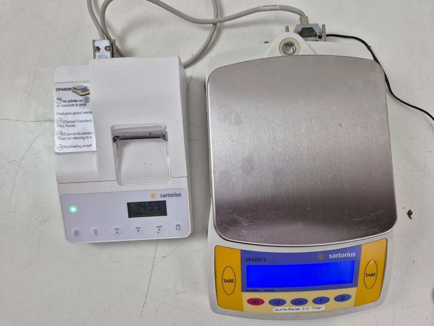 Sartorius Tare CP4202S Balance + YDP20-OCE Printer - 3